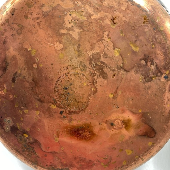 Vintage Revere Ware Copper Bottom 2 Qt Sauce Pot Pan And Frying Pan 10” - Picture 4 of 7